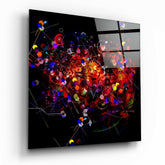 Mechanical Harmony Glass Wall Art.